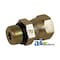 A & I Products Female NPT Swivel X Male ORB Straight Adapter 3.75" x4" x2" A-43D11 - alternate 1